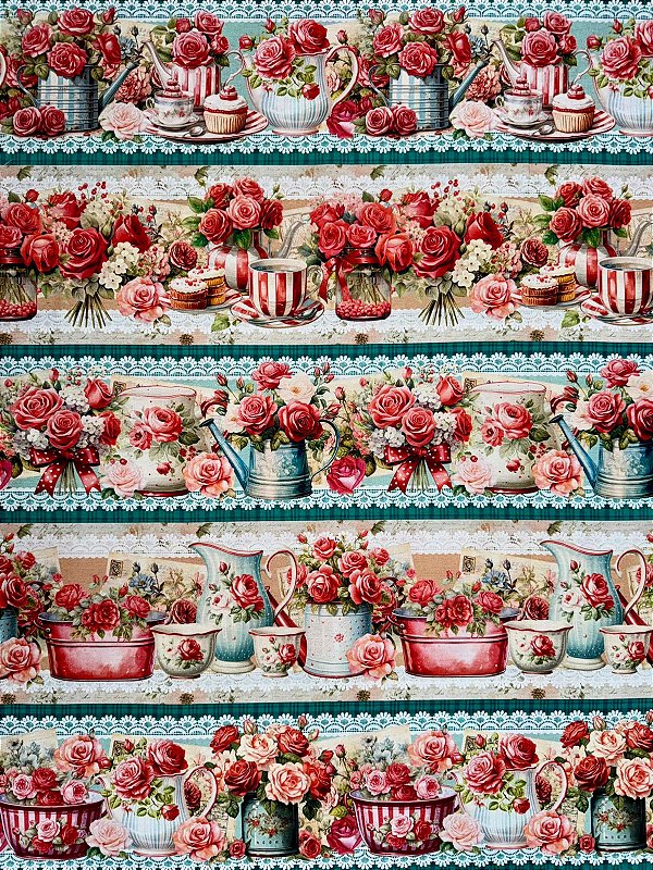 BR319 Barrado jardim vermelho