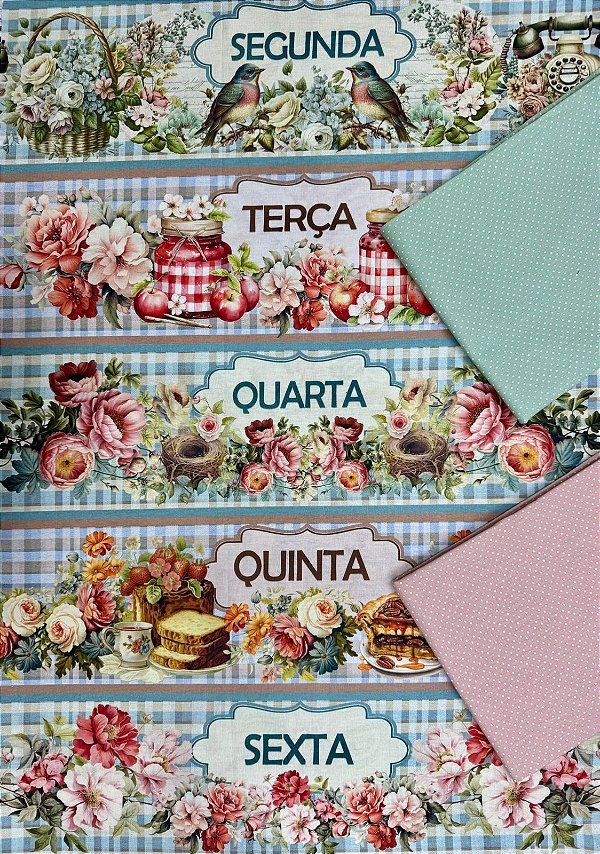 Kit BR321 Barrado Semaninha Quitutes