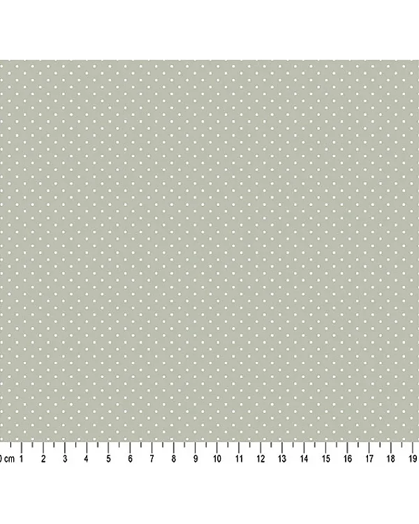 Poá 79 Cinza com Branco