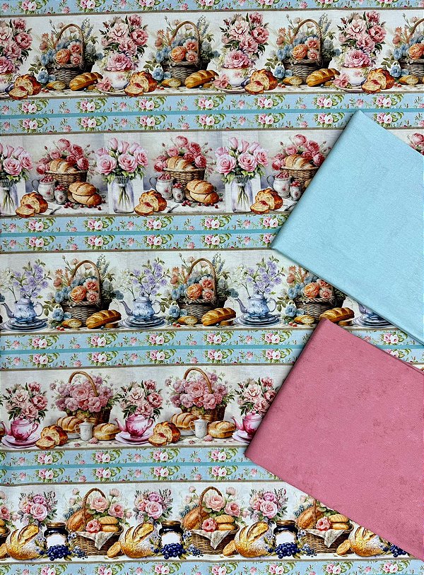 Kit BR325 Barrado Cesta Café da Manhã