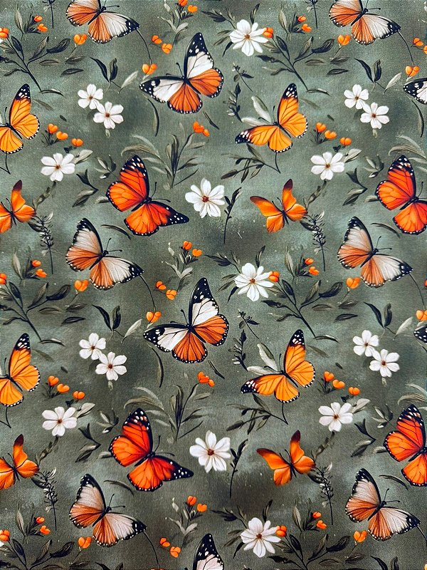 TC166 Tricoline Asas Florais