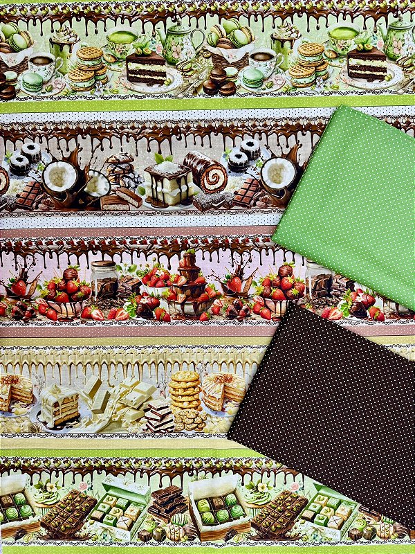 Kit BR332 Barrado chocolate