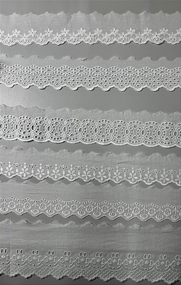 KIT BORDADO INGLÊS PARA 12 PANOS 2