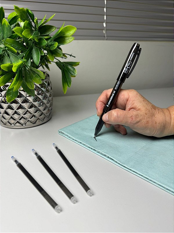 Kit Refil 3 (unid) e Caneta 1 (unid) Fantasma - Lanmax