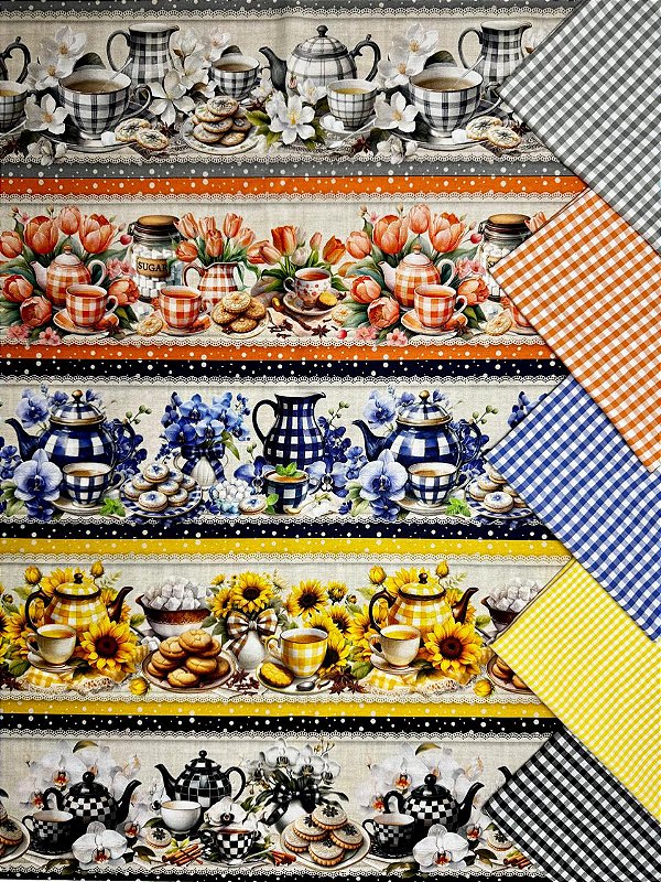 Kit BR344 Barrado Chá da Primavera