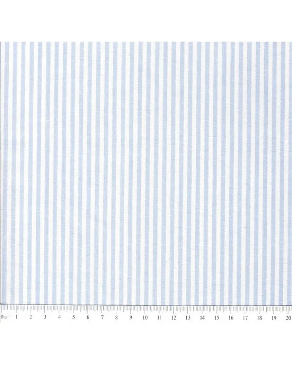 Tricoline Fio Tinto Listrado L227 Azul (1024)