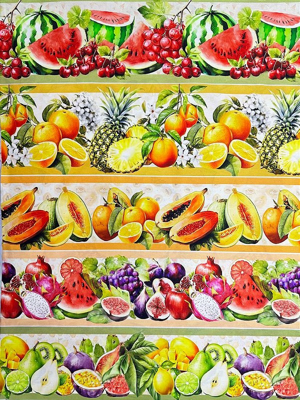 BR348 Barrado Frutas Tropicais