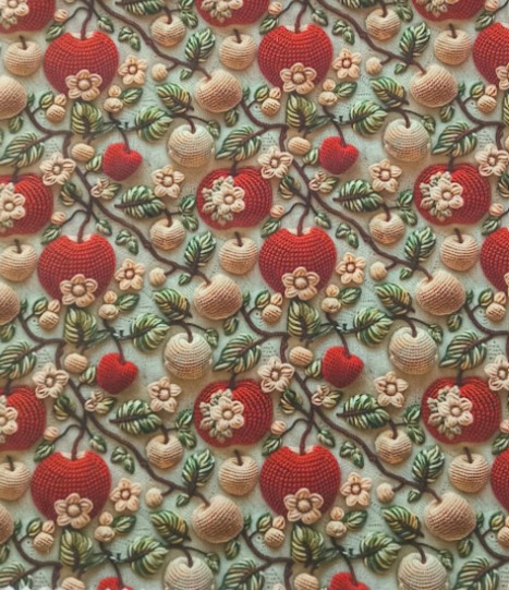 TC181 Tricoline Maça e Flores