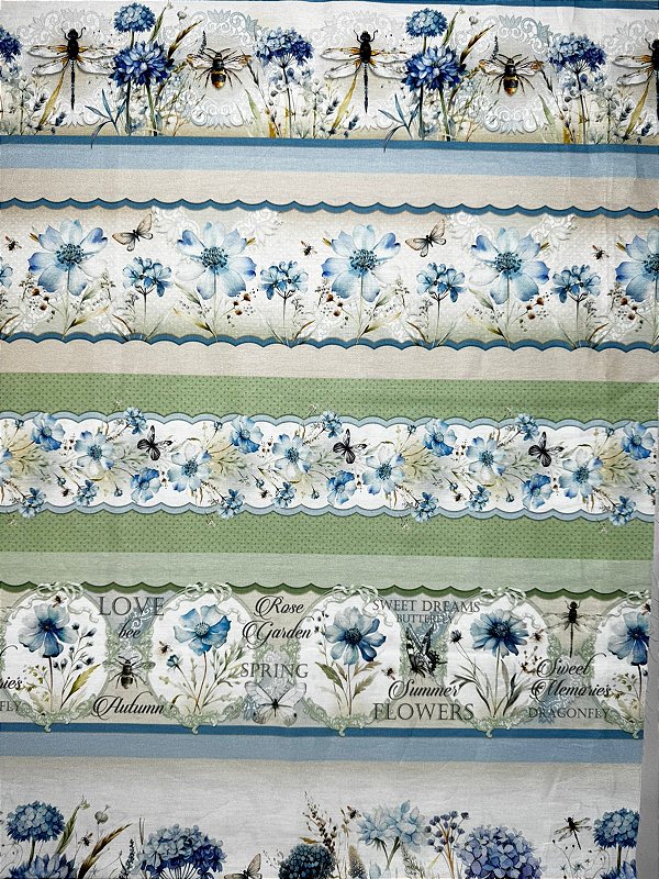 BR362 Barrado Blue Garden Libélulas