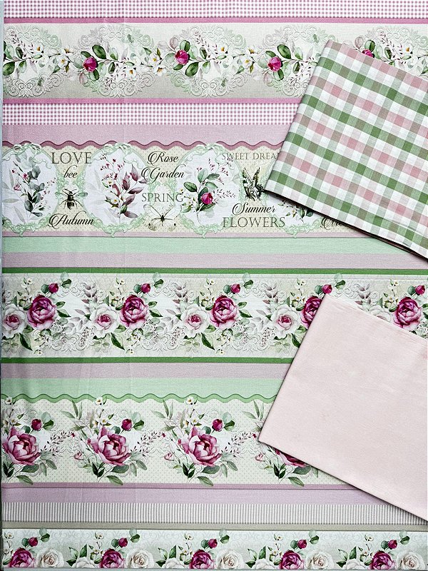 Kit BR360 Barrado Rose Garden