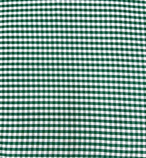 Tricoline Xadrez Fio Tinto Verde Escuro (9 XM) 1 METRO