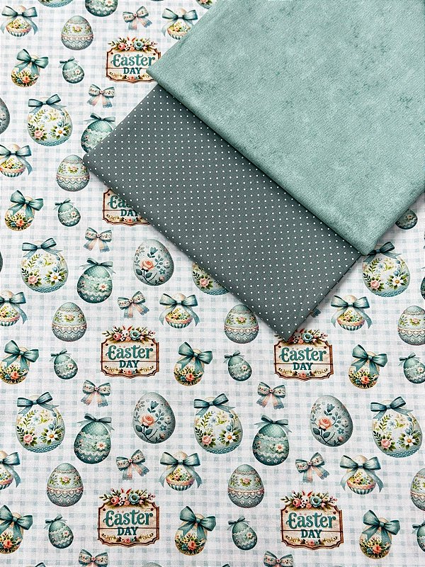 Kit TC189 Pascoa Vintage Floral