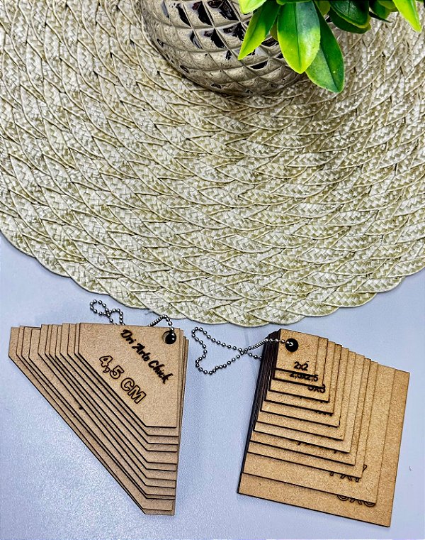 Kit Régua MDF - Canto Mitrado e Caixinha de Leite