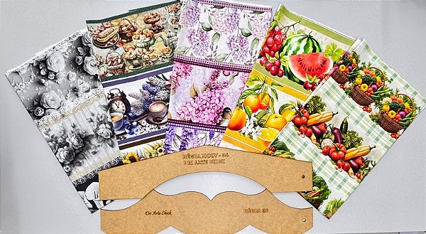 Kit Barrados Exclusivos da Dri - 5 cortes + 2 Réguas Barrado de Brinde