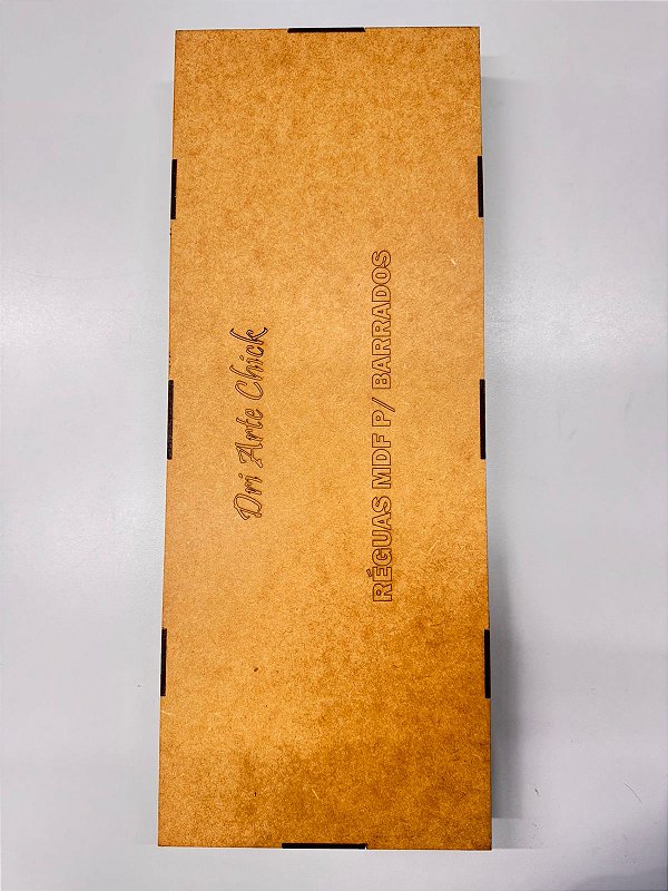Kit Caixa+12 Réguas MDF para barrados (3 kits prontos)