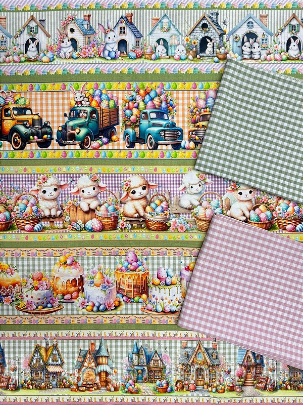 BR370 - Kit Barrado Pascoa Bolos e Encantos