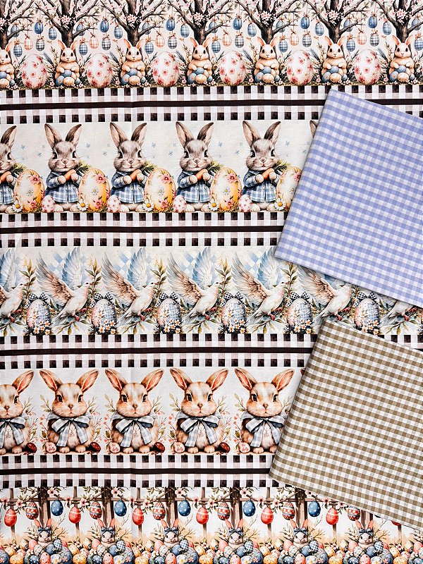 Kit BR381 Barrado Pascoa Serena