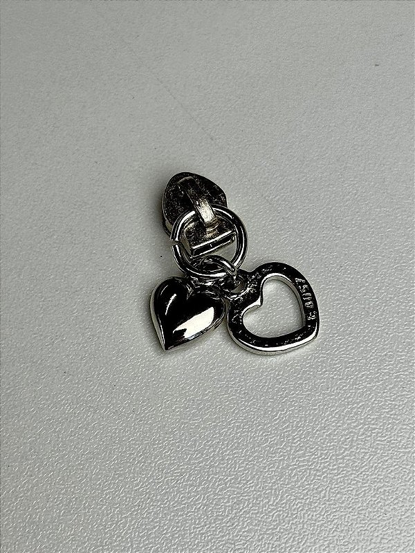 169 - Cursor Coração Duplo - 30mm Níquel EZ4294 - 6 unidades