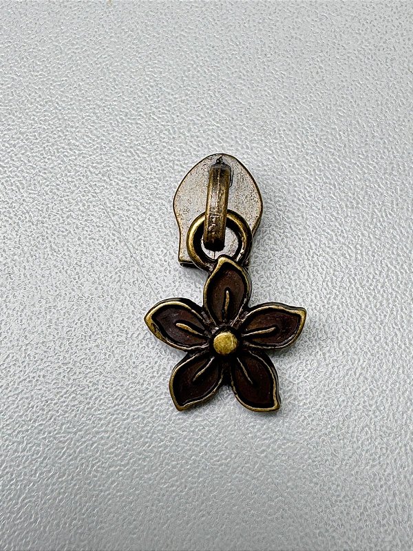 171 - Cursor Flor - 30mm Ouro Velho EG3077 - 6 unidades
