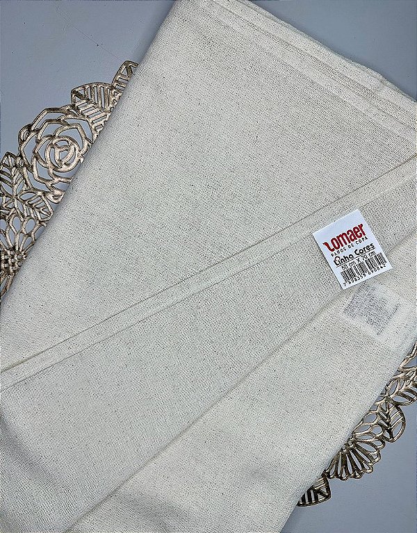 Pano de Prato com bainha - Cor crú (Rústico)