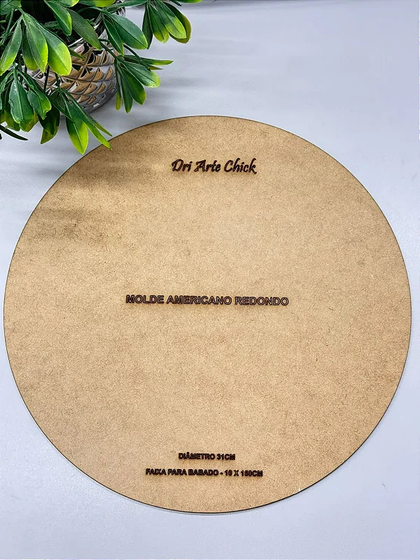 Kit Caixa + 10 Moldes Americanos em MDF