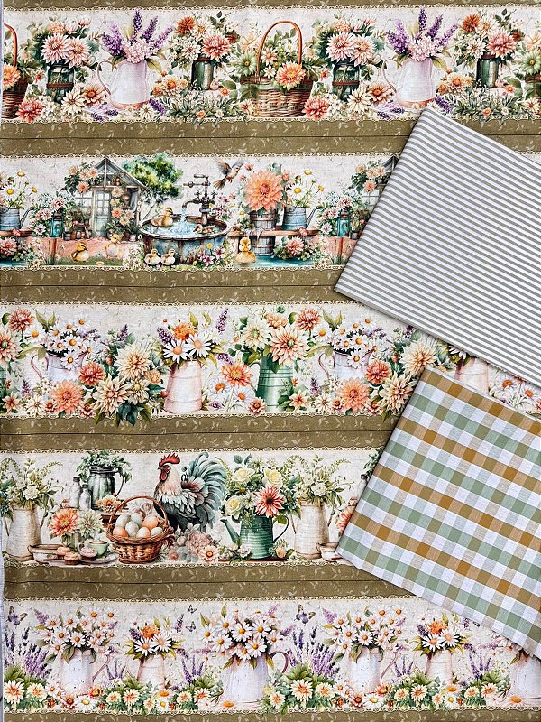 Kit BR395 Barrado Jardim da Fazenda