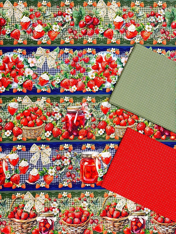 Kit BR400 Barrado Morangos Silvestres