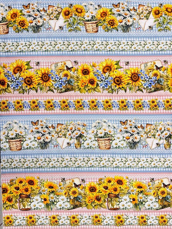 BR401 Barrado Margaridas Girassóis