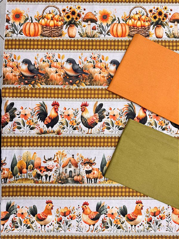 Kit BR402 Barrado Fazendinha Encantada