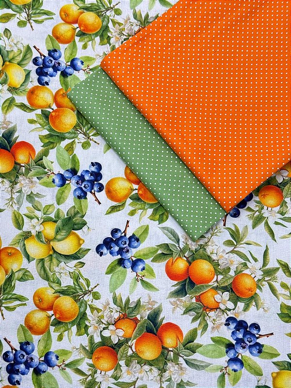 Kit TC202 Tricoline Laranjas silvestres