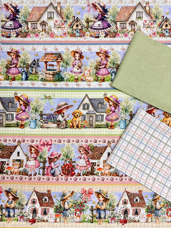 Kit BR405 Barrado Meninas do Campo