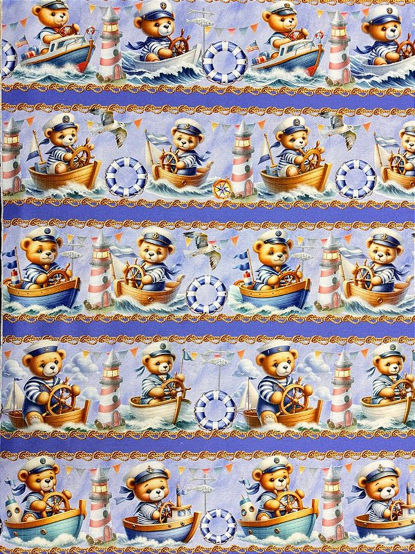 BR409 Barrado Ursinho Marinheiro