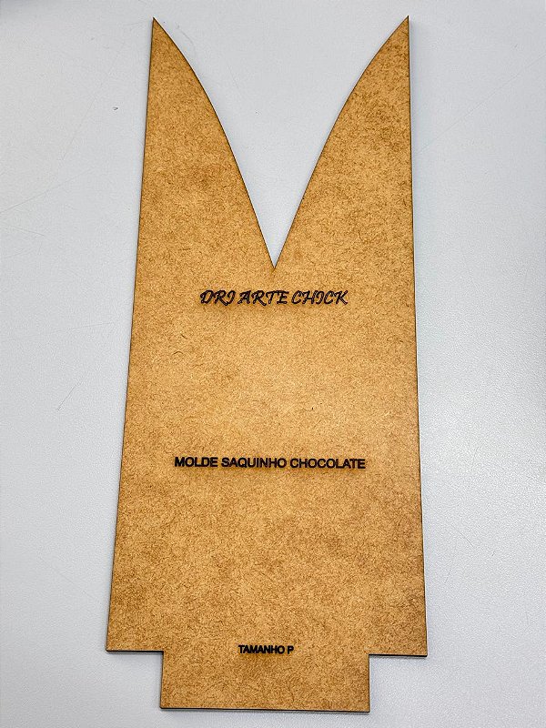 Molde Saquinho Chocolate em MDF