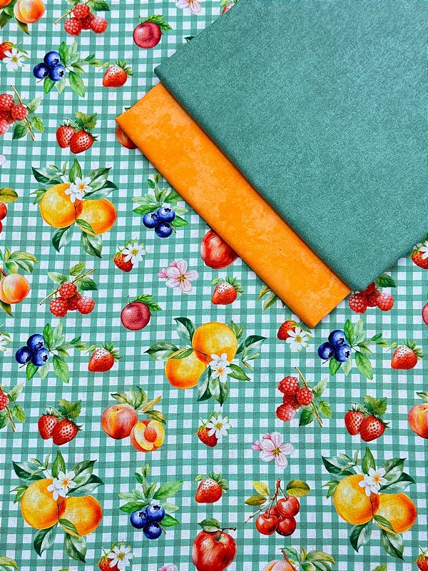 Kit TC204 Tricoline Frutinhas