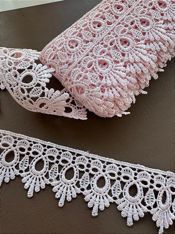 Guipure Ref.: GP068 - 13,7 Metros (Rosa)