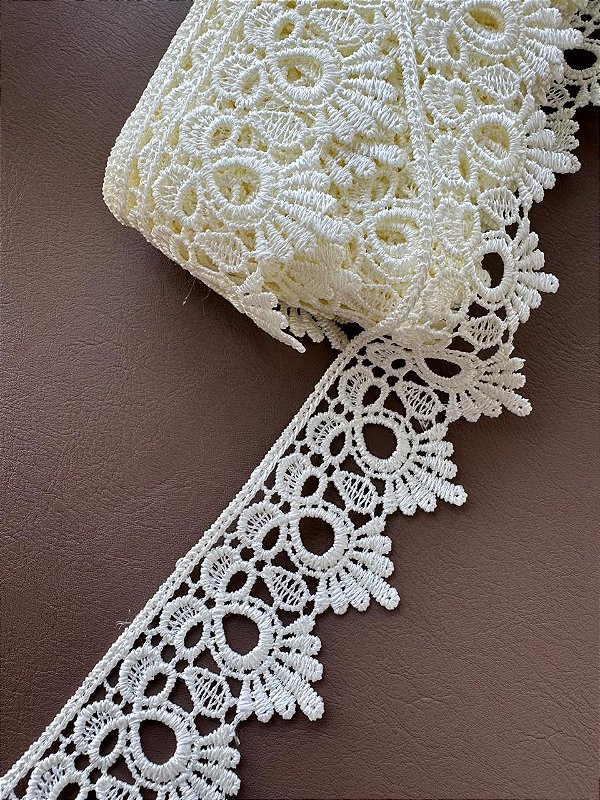 Guipure Ref.: GP068 - 13,7 Metros (Marfim)