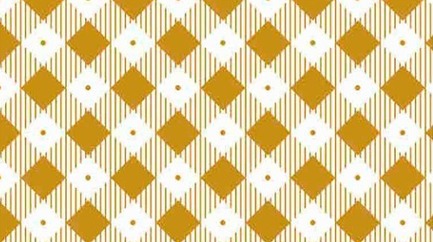 Tricoline Xadrez Diagonal Amarelo Ouro