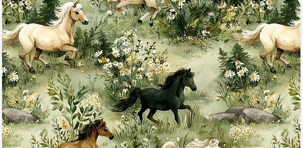 TC230 Tricoline Cavalos no Campo