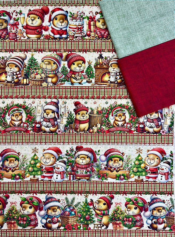 Kit BR428 Natal das Capivaras