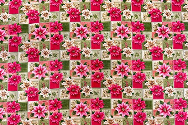 Tc255 Tricoline Rosas de Dezembro
