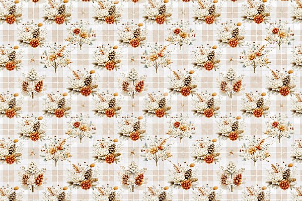 Tc256- Tricoline Flores de Neve