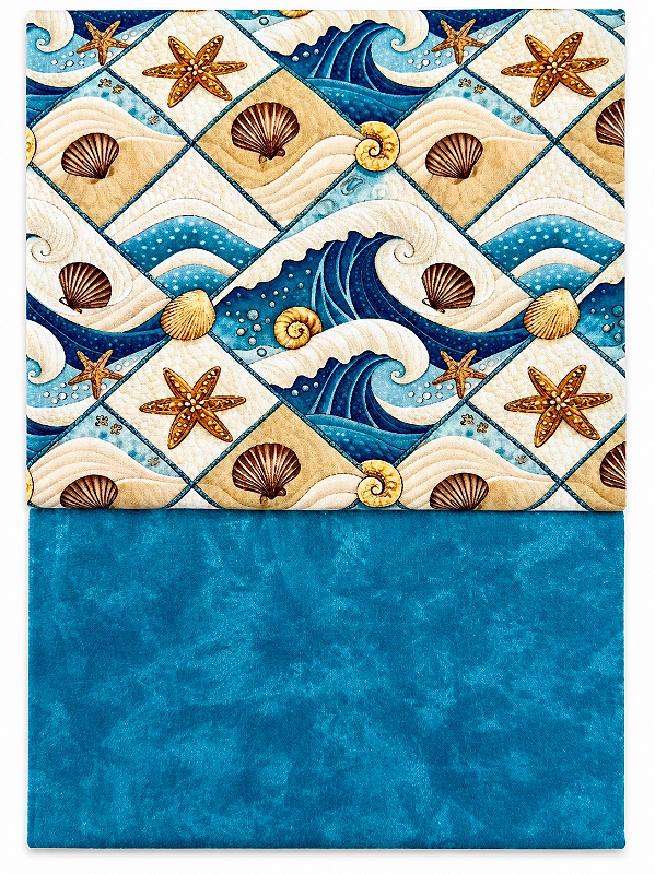Kit TC386 - Tricoline Coleção Oceano - Ondas do Mar