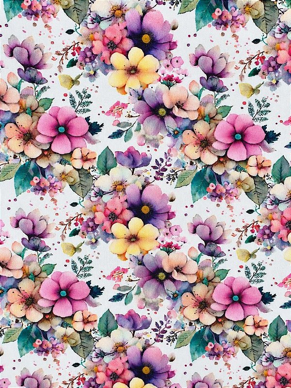 TC365 Tricoline JV Garden Flores em Listras