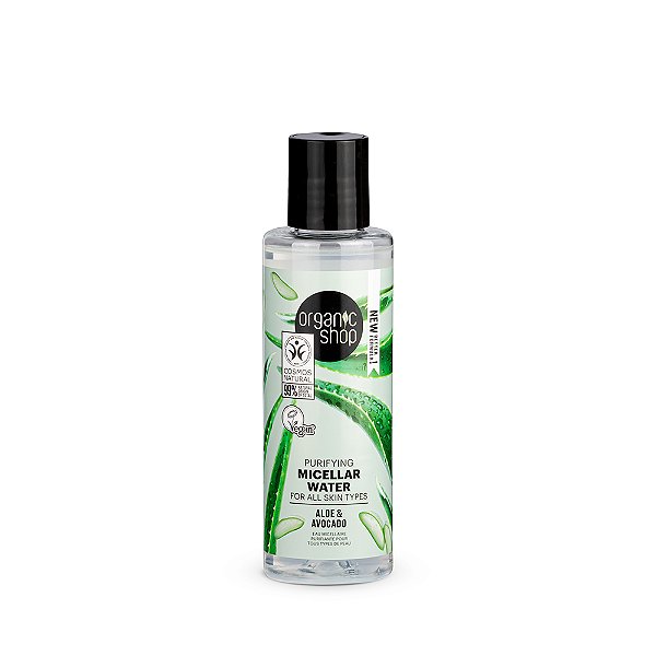 Água Micelar - Aloe Vera e Abacate Organic Shop (150 ml)