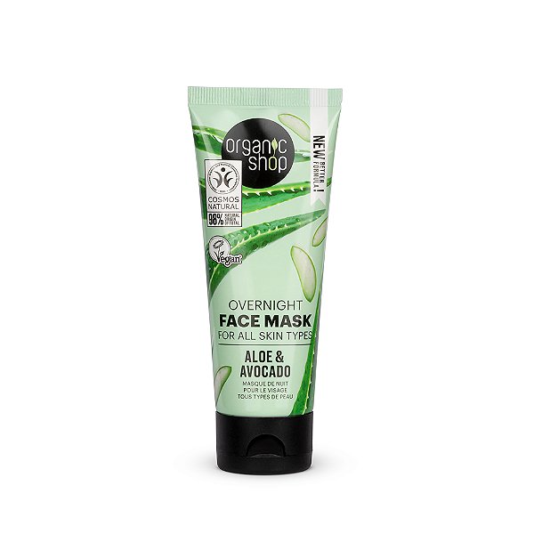 Creme Facial Noturno - Aloe Vera e Abacate Organic Shop (75 ml)