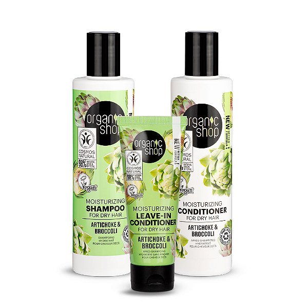 Kit Básico Cabelo Cacheado Organic Shop