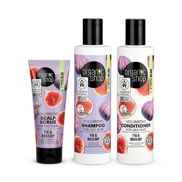 Kit Básico Cabelo Oleoso Organic Shop
