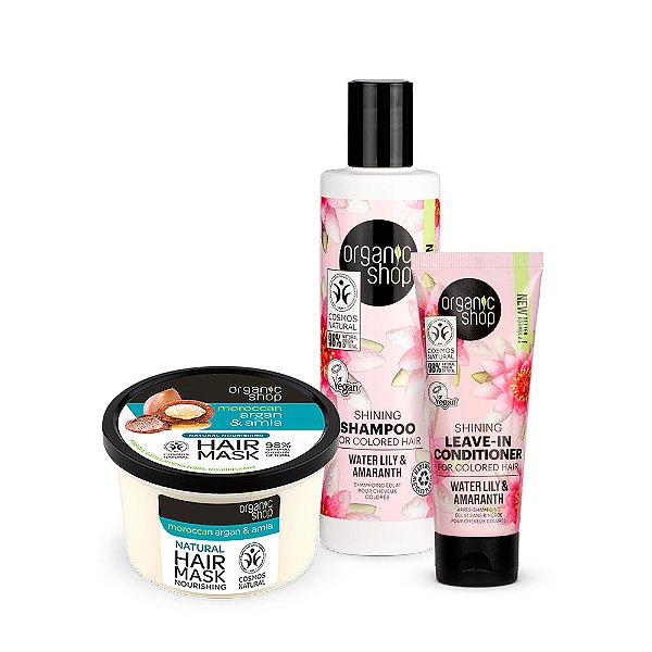 Kit Básico Cabelos Coloridos Organic Shop