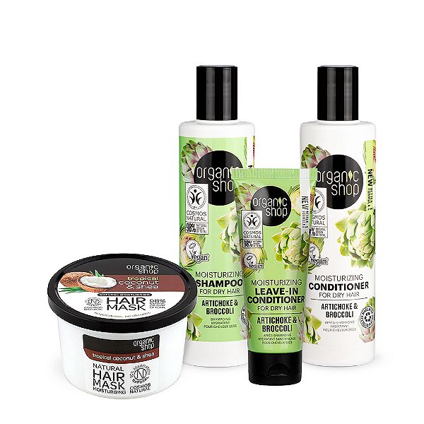 Kit Supremo Hidratação Cabelo Seco Organic Shop