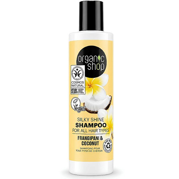 Shampoo Nutritivo Vegano - Oleo de Coco e Jasmim-Manga Organic Shop (280ml)